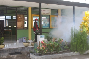 Bangunan sekolah sebagai daerah rawan penularan virus dengue DBD